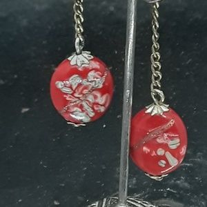 hand painted earrings
